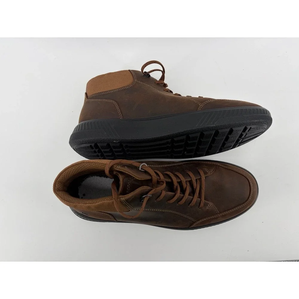 ECCO Move Leather Mid-Cut Nubuck Boots,  Fluidform Comfort, Men's  44 (10-10.5)